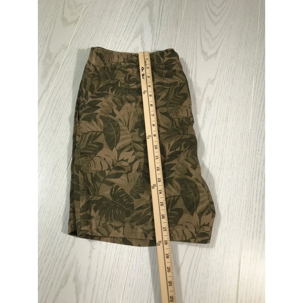 Faherty Organic Cotton Shorts Men XXL Floral Garment Dyed Elastic Drawstring New
